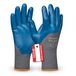 Gebol Wet Guard blauw | Maat L (Maat 9) | Werkhandschoenen met olie- en waterbestendige nitril coating | gripvaste polyester beschermende handschoenen | voor heren | grijs, blauw | 1 paar