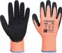 Portwest Vis-Tex winter HR snijbestendige Nitril handschoenen - Oranje/zwart - XXXL