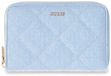 GUESS Libby SLG Zip Around Wallet Aqua Lichtblauw