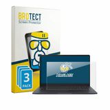 BROTECT Screenprotector 3 Stuks voor ASUS ExpertBook B1 B1503 Beschermglas transparant