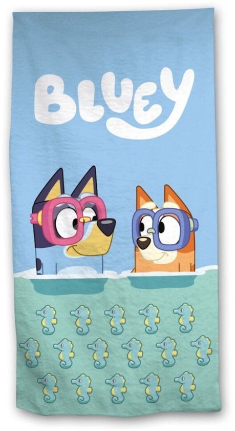 4KidsOnly Bluey Strandlaken Dive 70 x 140 cm