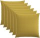 vidaXL Kussensloop HEERLEN Lichtgroen 60 x 60 cm Stof (6 stuks)
