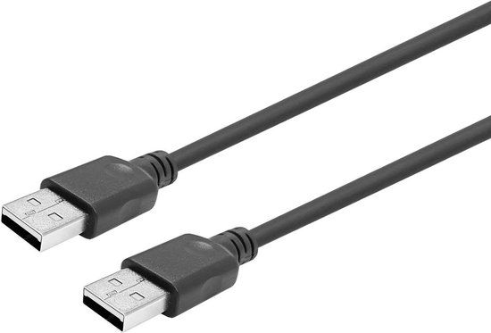 Vivolink USB 2.0 Kabel USB-A Male naar USB-A Male 10 Meter Zwart