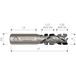 Mtec Mtec048.5 - Fraise Hélicoïdale Double Rotation En Diamant Z2+2 - Mobiltecnica