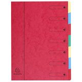 Exacompta - Sorteermap HARMONIKA - 7 vakken - A4 - Rood
