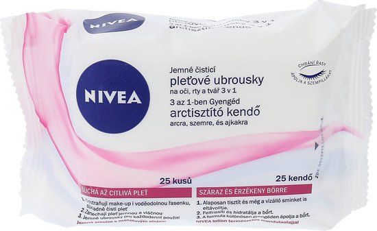 NIVEA 3in1 Verzachtende Reinigingsdoekjes - 25 ml