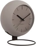 Karlsson Tafelklok Nirvana Globe - Donker Grijs - Ø21cm - Modern