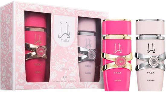 Lattafa Yara 5th Anniversary Edition Giftset - Yara Candy & Yara - Eau de Parfum Spray - 200ml