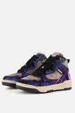 Vingino Alley Arena Sneakers blauw Leer - Dames - Maat 32