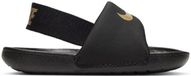 Nike Kawa Slide Unisex Kinderen Slippers - Maat 25 - Zwart/Goud