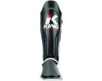 King Pro Boxing KPB/SG-1 Scheenbeschermers Zwart Maat S