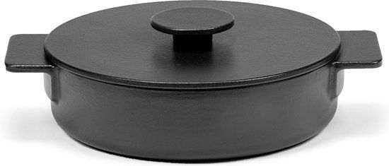 Serax Sergio Herman Surface Braadpan - Ø 23 cm - 3L - Zwart