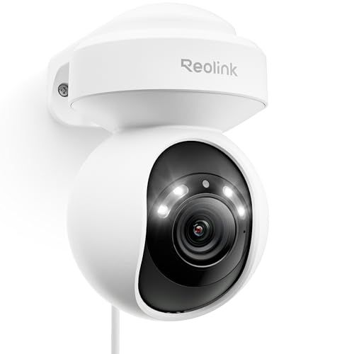 Reolink E1 Outdoor Pro 4K PTZ-beveiligingscamera Buiten met 2,4/5 GHz WiFi Dual Band, 3x Optische Zoom, 360° Pan 50° Tilt, Slimme AI-detectie, Automatische Tracking, Nachtzicht, Tweerichtingsaudio