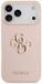 Guess Back Cover - iPhone 17 Pro Max - Roze - Saffiano-textuur - Goudkleurig Logo