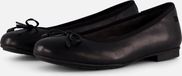Tamaris Comfort Ballerina's Zwart Leer Dames Maat 38