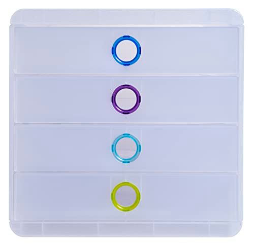 Exacompta POP-BOX - 4-Drawer Filing Cabinet - A4+ - Assorted Colors