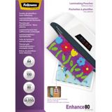 Fellowes Lamineerzakjes A4 Glanzend Transparant Plastic 100 stuks