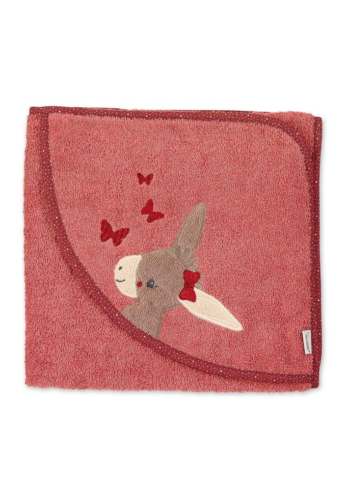 Sterntaler Baby Handdoek Rood Katoen met Capuchon 1 stuk(s)