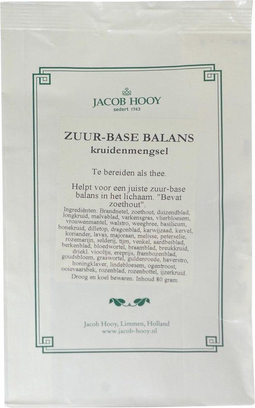 Jacob Hooy Zuur Base Balans - 80g