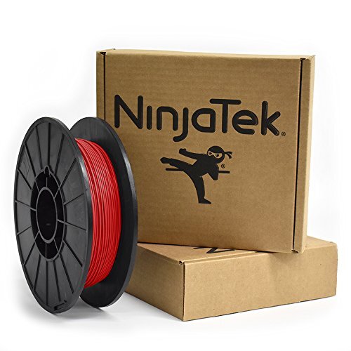 NinjaTek 3DCH0317505 Filament, Cheetah Flexibel, 1,75 mm, 0,5 kg, vuurrood