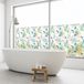 Ambiance Sticker Privacy raamfolie - XL bloemendesign - Zelfklevend - 40x200cm