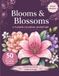 Adult Blooms & Blossoms Adult Coloring Book: Flower Coloring Book with 50 Large Print Floral Designs for Stress Relief, Relaxation & Mindfulness