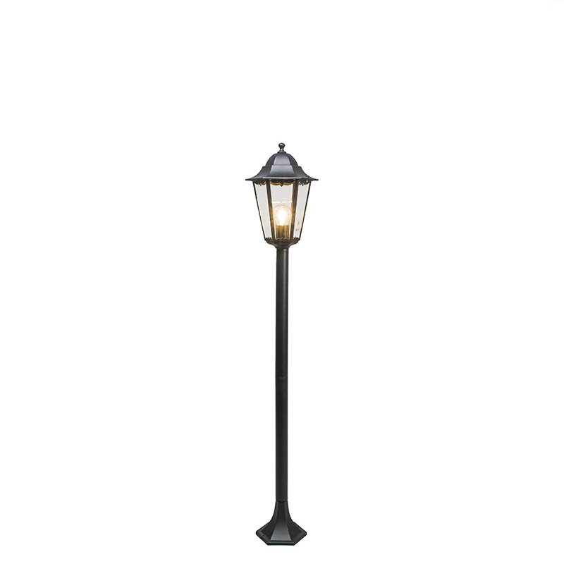 QAZQA Buitenlamp New Orleans zwart paal