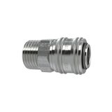 RIEGLER 107282-243.03-N snelsluitkoppeling NW 7,2, messing vernikkeld, G 1/2 AG, 1 stk