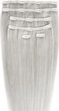 GOLD24 Clip-on Hair Extensions #88A grijs - 7 sets - 50 cm