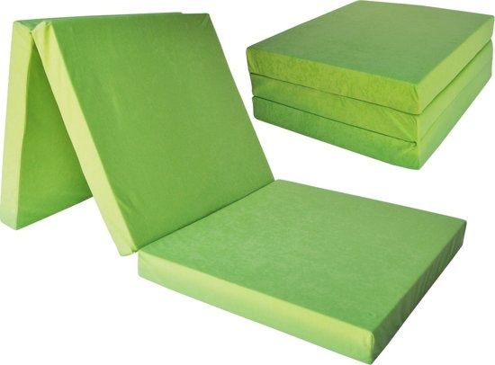 Viking Choice Logeermatras extra dik - groen - 195 x 80 x 15 cm