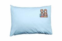 Bona Basics Decoratieve kussenhoes Lichtblauw 50x35 cm