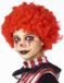 Faram Party Carnaval verkleed pruik - Horrorclown - rood