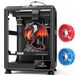 Creality K2 SE 3D-printer met PLA-filament 2 kg (willekeurige kleur), ondersteunt veelkleurig printen, vereist CFS, 500 mm/s hogesnelheidsdruk, automatische nivellering printvolume 220 x 215 x 245 mm