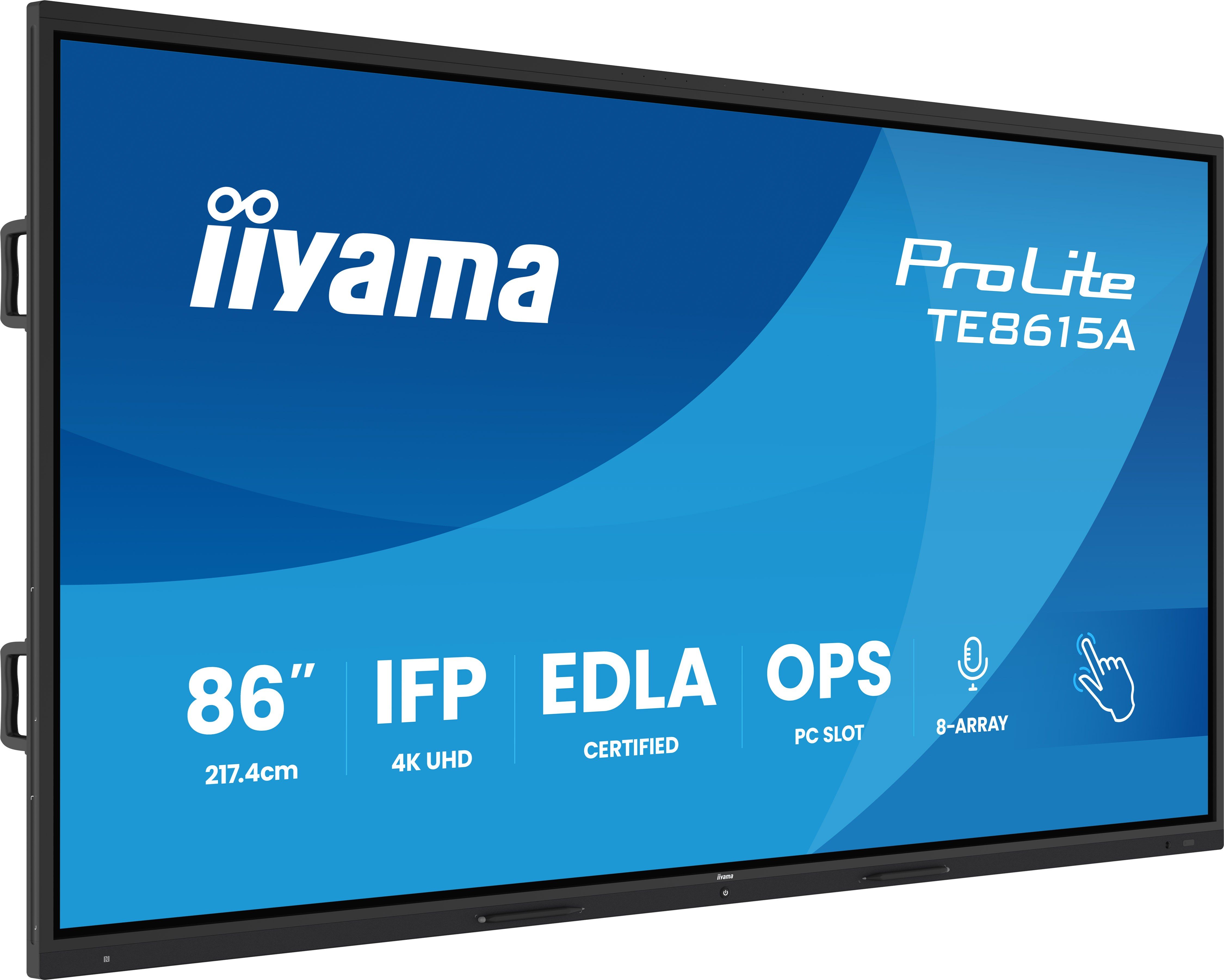 iiyama TE8615A-B1AG Interactief flatscreen 85.6" 4K Ultra HD Zwart