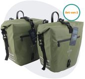 Voltano Enkele Fietstas Set E-bike - Olijf Groen - 46 Liter