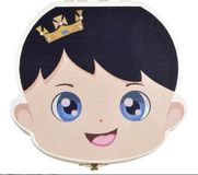 New Age Devi Goodies and Living Groothandel Houten Tandendoosje Nederlands voor Melk Tanden van Tandenfee Cadeau – Jongen/Zwart
