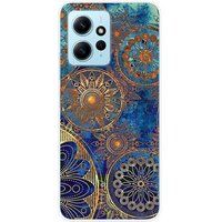 Xiaomi Redmi Note 12 4G Mandalla bleu bedrukt siliconen hoesje