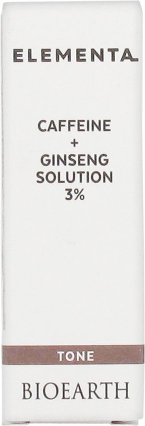 Bioearth Elementa Tone Solution Cafe&#239;ne + Ginseng 3% 15 ml