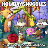 Holiday Snuggles: Fuzzy Friends Coloring Pages