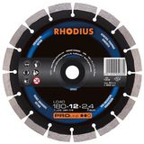 RHODIUS Diamantdoorslijpschijf beton Ø180 x 12 mm PROline LD40