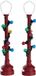 Lemax Red Globe Street Lamp - Set van 2
