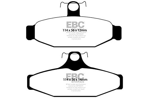EBC Brakes DP41167R Yellowstuff Brake Pads