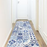 VINILIKO Vinyltapijt Port Grimaud blauw 250 x 66 cm