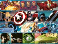 Nathan - Puzzel 2000 stukjes - The Force of the Avengers - Volwassenen en kinderen vanaf 14 jaar - Puzzel van hoge kwaliteit - Perfecte pasvorm - My Heroes Collection - 12001547
