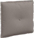 vidaXL Coussin de dossier Taupe Tissu 50 x 19 x 45 cm