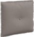 vidaXL Coussin de dossier Taupe Tissu 50 x 19 x 45 cm