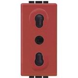 Legrand L4180R Contactdoos Living&Light Rood 1 stuk(s)