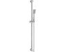 vidaXL Douchesysteem set chroom 100 cm roestvrij staal