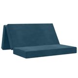 vidaXL Vouwbare Sofa Bed 120 x 67 x 45 cm Blauw
