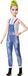 Barbie Fashionistas Tall met groene hanenkam - pop